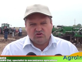 Masini si utilaje in lucru la AgriPlanta Vest 2014