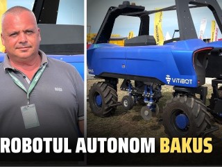 Robotul autonom Bakus este pregatit pentru podgoriile din România!